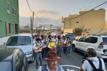 Romería popular en El Caracol (Foto Francisco Javier Santana)